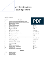 Statically Indeterminate Shaft-Bearing Systems: D Cos D