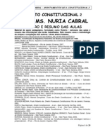 Apostila de Direito Constitucional - Prof Ms. Nuria Cabral