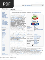 Serie A - Wikipedia, The Free Encyclopedia