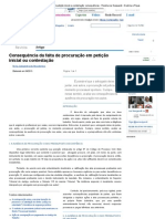 Falta de Procuração em Petição Inicial Ou Contestação - Consequências - Revista Jus Navigandi - Doutrina e Peças