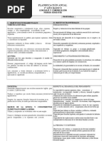 Formato Planificacion Anual-Semestral-Lenguaje 1º A 8º Año