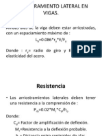 Arriostramiento Lateral en Vigas