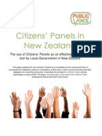 Citizens' Panels in New Zealand