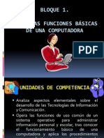 Funciones Basicas de Una Computadora