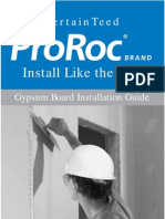 PRO ROC Gypsum Board Installation Guide