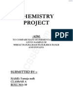 Chem Project On Rate of Fermentation