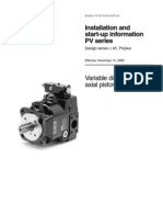 Installation & Start Up of Axial Piston Pump