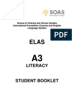 A3 Literacy Booklet Revised Spring 2013