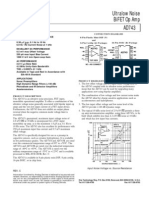 Ultralow Noise Bifet Op Amp Ad743: MV P-P, 0.1 HZ To 10 HZ