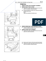 Removal: Seat - Front Seat Assembly (For Power Seat)