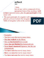 Present Perfect For Presentation