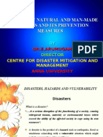 Elements of Natural and Man-Made Disasters and Its Prevention Measures Arumugam Anna University, Chennai, India1