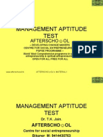 Management Aptitude Test 11 Nov II