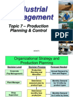 Production Planning and Control