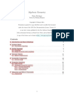 Algebraic Geometry Lecture Notes