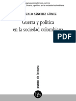 Guerra Politica Sociedad Colombiana