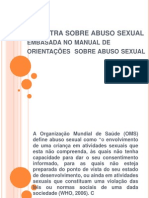 Palestra Sobre Abuso Sexual