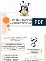 El Balance de Competencias