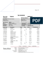 Invoice T00910