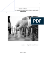 Gestion Publica Un Caso Practico para La Toma de Decisiones