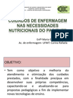 Cuidados de Enfermagem Nas Necessidades Nutricionais Do Paciente