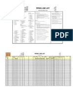 PIP Line List