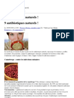 9 Antibiotiques Naturels ! PDF