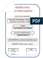 Practica de Lab. #3 Transistores BJT