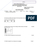 Answer All The Questions: Department of Mechanical Engineering Quiz Ii & Iii