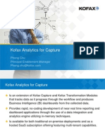 Kofax Analytics For Capture