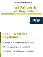 Market Failure & Role of Regulation