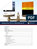 BA Comparison BackupExec2010