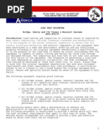 Overhead Crane Load Test Procedures