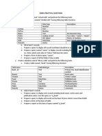 Ms Access Practical Questions