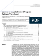 Effects of Psychotropic Drugs On Seizure Threshold