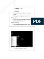Pro/E WILDFIRE, Week1: All Programs Pro Engineer Pro Engineer