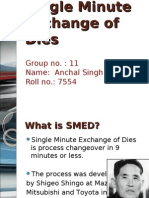 Single Minute Exchange of Dies (S.M.ED)