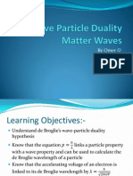 Wave Particle Duality