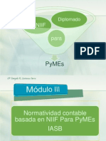 Sección 21 y 22 de NIIF para PyMEs