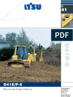 Bulldozer D41 Komatsu