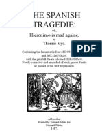 Thomas Kyd - The Spanish Tragedie (For Modern Audience)