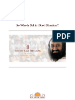 So Who Is Sri Sri Ravi Shankar