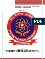 1st and 2nd Semester Syllabus 28082011