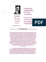 Gann Plan: Trading Letter