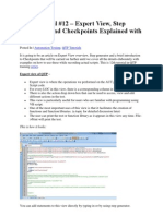 Tutorial #12 - Expert View, Step Generator and Checkpoints