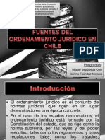 Fuentes Del Ordenamiento Jurídico en Chile