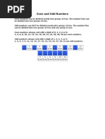 Even and Odd Numbers