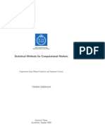 Statistical Methods For Computational Marketssandholm2008b