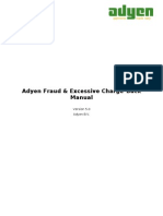 Adyen Fraud & Excessive Charge-Back Manual V 5.0