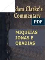 Comentário Adam Clarke - Miquéias, Jonas e Obadias